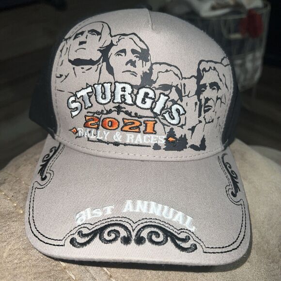 unknown Other - Sturgis Motorcycle Rally 2021 81st Annual Rally & Races New Embroidered Mt Rushm